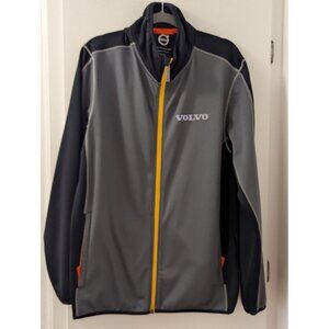 Volvo Mens Grey & Black Full-Zip Jacket